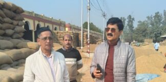 चन्दौली मे किसानों की मांग एवं जिलाधिकारी की पहल पर 40 क्रय केंद्रों पर धान खरीद 28 फरवरी तक रहेगा जारी