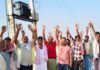 ताजपुर में ट्रांसफार्मर को लेकर ग्रामीणों ने किया विरोध प्रदर्शन