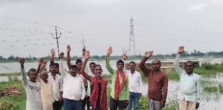Chandauli news- खेतों में जलभराव से मचा हाहाकार, हजारों एकड़ फसल बर्बादी की कगार पर