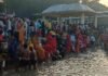 Chandauli news- नवरात्र के पहले दिन बलुआ में आस्था का महाकुंभ, गंगा घाट पर उमड़ी भारी भीड़; एक घंटे तक लगा रहा भीषण जाम