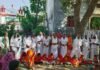 Chandauli news- टिमिलपुर के अभेद आश्रम में गूंजे मां दुर्गा के जयकारे, नौ कन्याओं के पूजन से दिया नारी सम्मान का संदेश